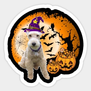 Happy Halloween Lakeland Terrier Dogs Halloween Gift Sticker